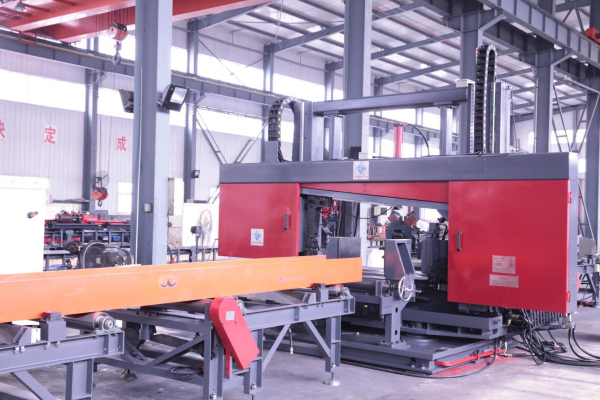 CNC beam drilling sawing machine